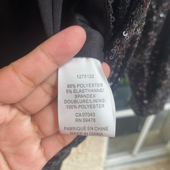 Rachel Zoe Black Sequin Bodysuit - Picture 3 of 5